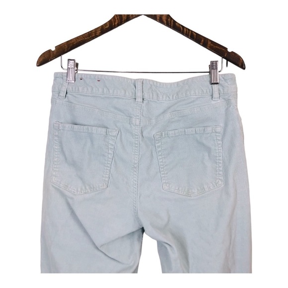 TALBOTS Very Light Blue Corduroy Boyfriend Pants 8 - Picture 4 of 8